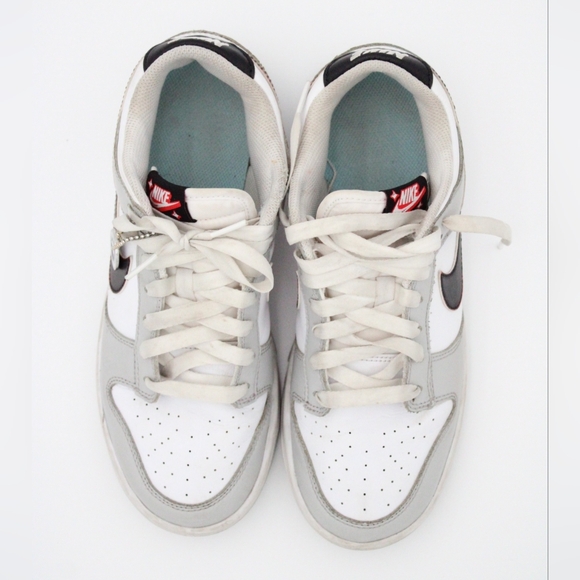 Nike Dunk Low Retro SE Lottery Grey Fog/Blk-Wht, Size 7 (Pre-owned) - Picture 2 of 13